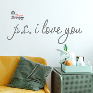 PS I Love You V2 Wall Sticker