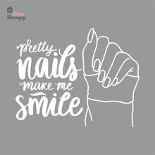Load image into Gallery viewer, Pretty Nails Make Me Smile Wall Decal Decotherapy