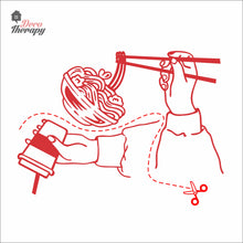Load image into Gallery viewer, Ramen Drink Handrawn Noodle Lomi Mami Wall Decal
