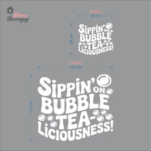 Load image into Gallery viewer, Sippin On Bubble TeaLiciousness Boba Milktea Wall Decal