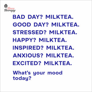 What's Your Mood Today Milktea Wall Decal Decotherapy