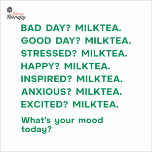 What's Your Mood Today Milktea Wall Decal Decotherapy