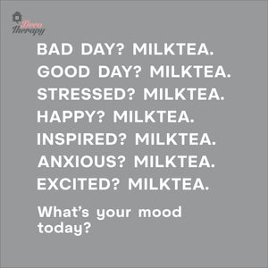 What's Your Mood Today Milktea Wall Decal Decotherapy