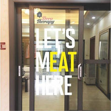 Load image into Gallery viewer, Let's mEAT Here Wall Sticker