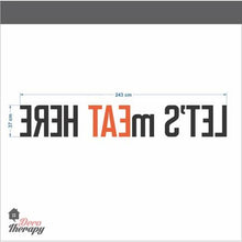 Load image into Gallery viewer, Let's mEAT Here Wall Sticker
