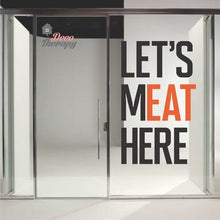 Load image into Gallery viewer, Let's mEAT Here Wall Sticker