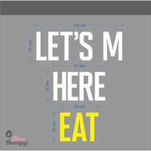 Load image into Gallery viewer, Let's mEAT Here Wall Sticker