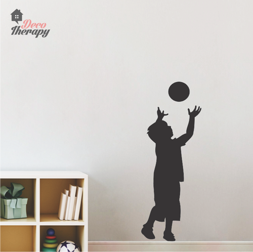Basketball Kid Wall Sticker