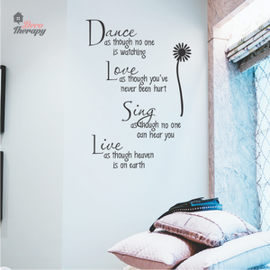 Dance Like No One Is Watching Wall Sticker