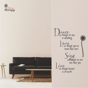 Dance Like No One Is Watching Wall Sticker