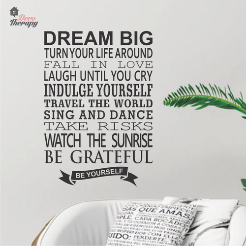 Dream Big Wall Sticker