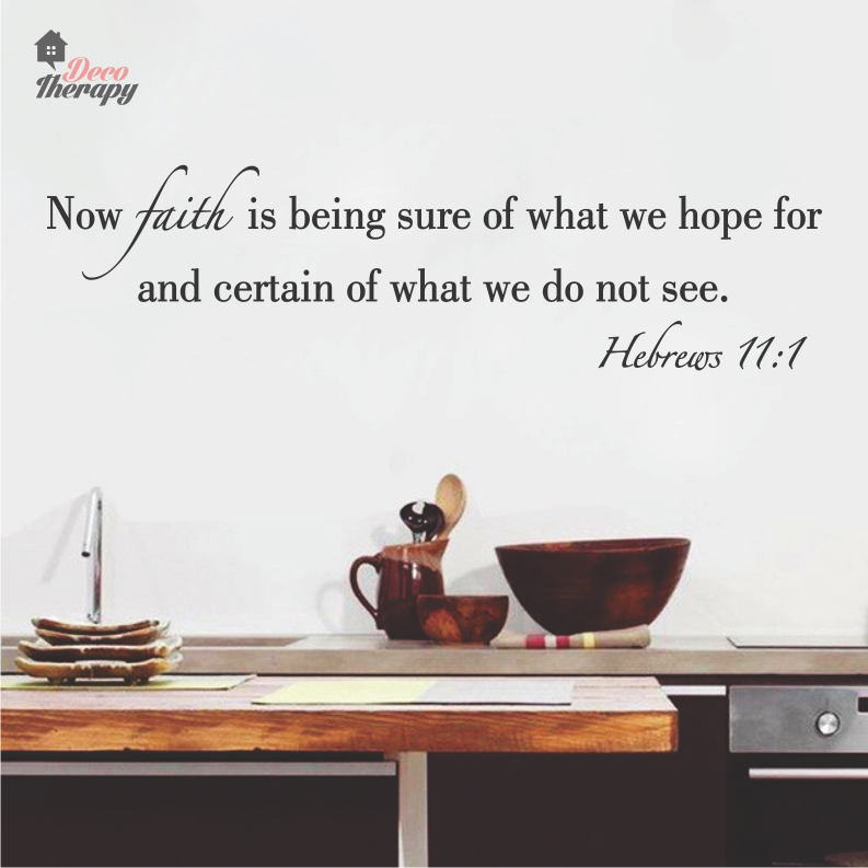 Faith Is Being Sure V1 Wall Sticker