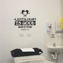 Load image into Gallery viewer, Joyful Heart Is Good Medicine Wall Sticker