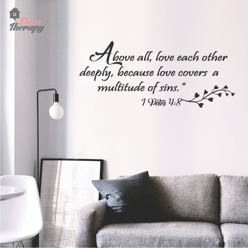 Love Each Other Deeply Wall Sticker