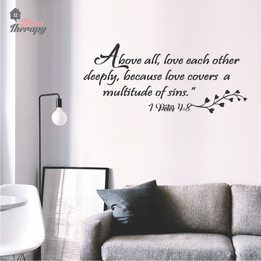 Love Each Other Deeply Wall Sticker