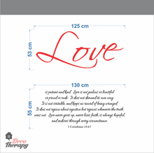 Load image into Gallery viewer, Love Is Corinthians V2 Wall Sticker