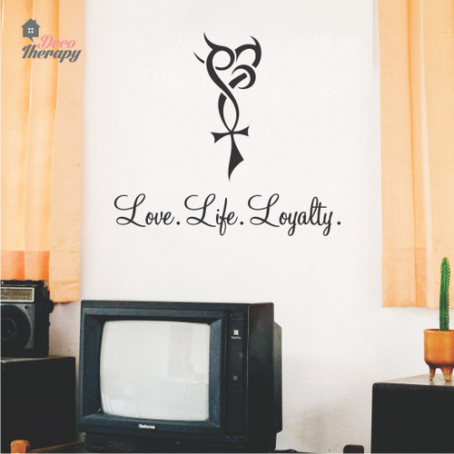 Love Life Loyalty Wall Sticker