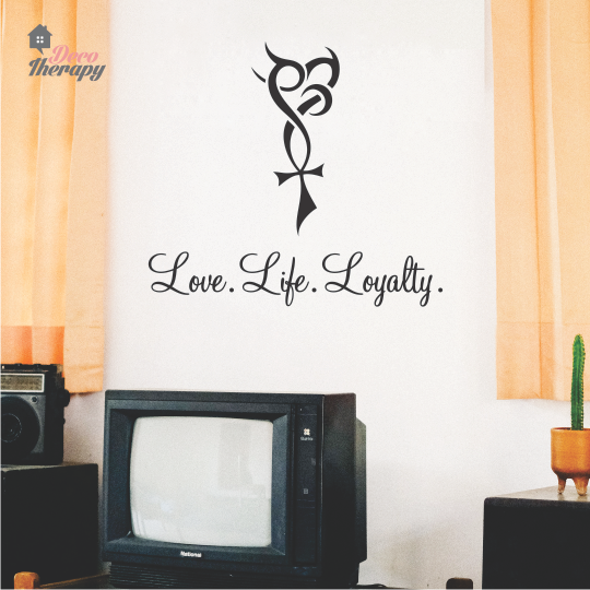 Love Life Loyalty Wall Sticker