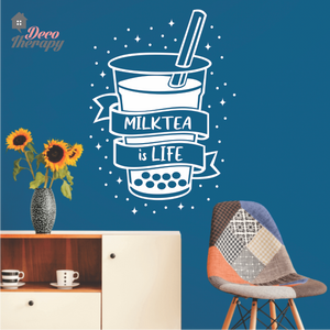 Milktea Is Life Wall Sticker