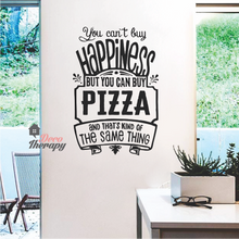 Load image into Gallery viewer, You Can&#39;t Buy Happiness Pizza Wall Sticker
